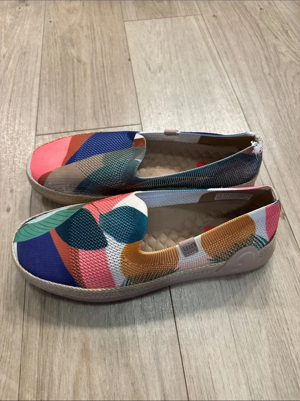 UIN Marbella Broad Leaf Espadrilles (damaged heel) 9